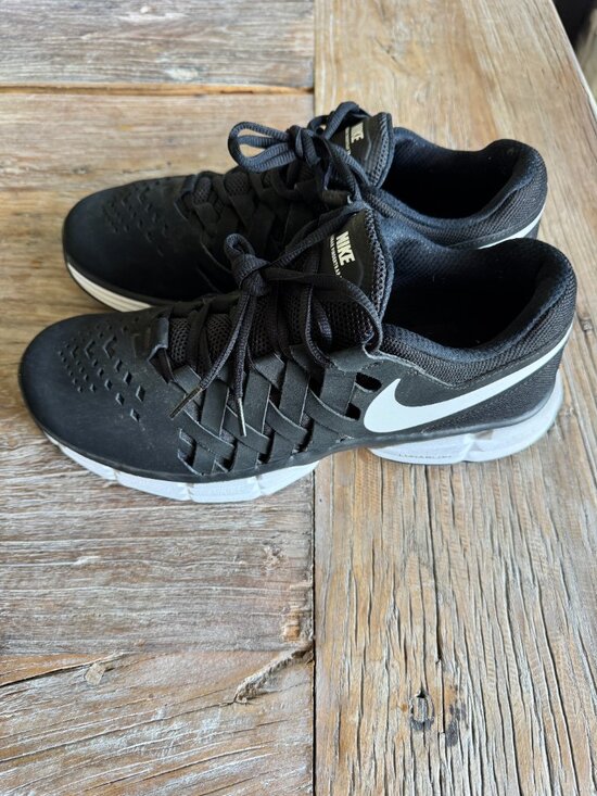 Nike Lunar Fingertrap TR Men’s Training Shoes Size 10.5 Black White - Like New main image 6